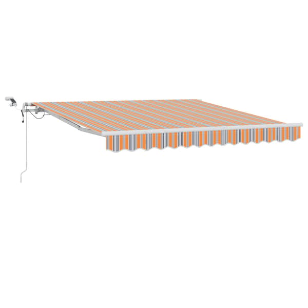 Utfällbar markis Flerfärgsdesign 300 x 250 cm