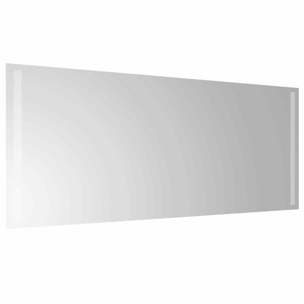 LED Badrumsspegel Transparent 100 x 40 cm härdat glas