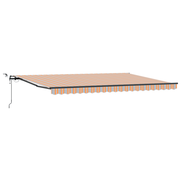 Markis tyg Flerfärgsdesign 500 x 300 x 165 cm Polyester