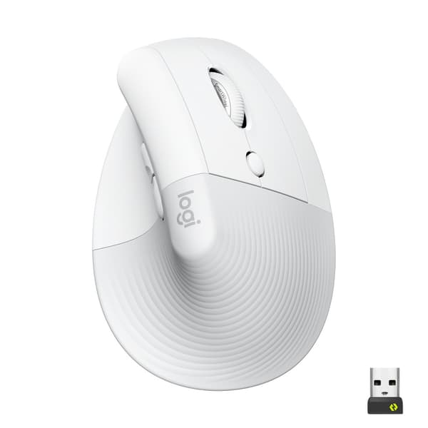 Logitech Lift datormöss högerhand Trådlös RF + Bluetooth Optisk 4000 DPI