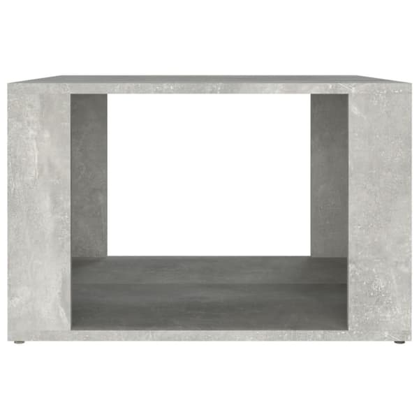 Sängbord grå 57x55x36 cm konstruerat trä