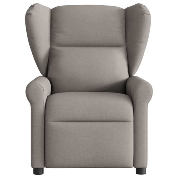 Reclinerfåtölj taupe tyg