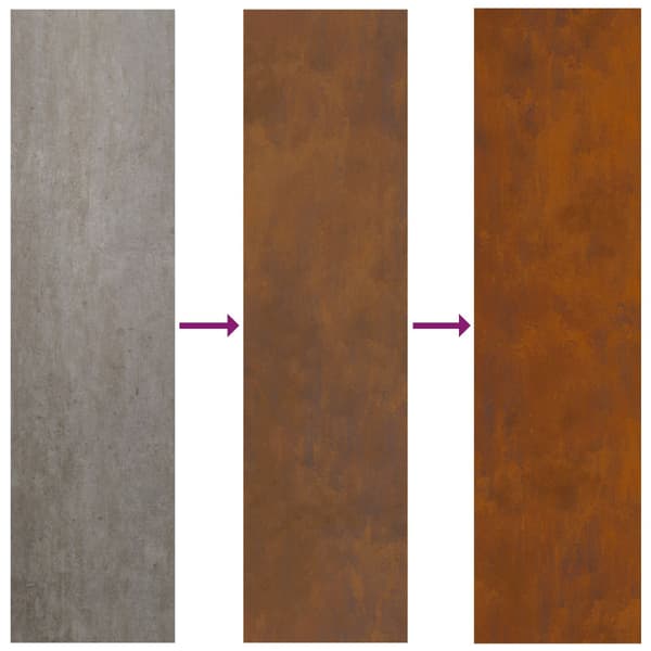 Eldstad Brun 60 x 60 x 30 cm Väderstål