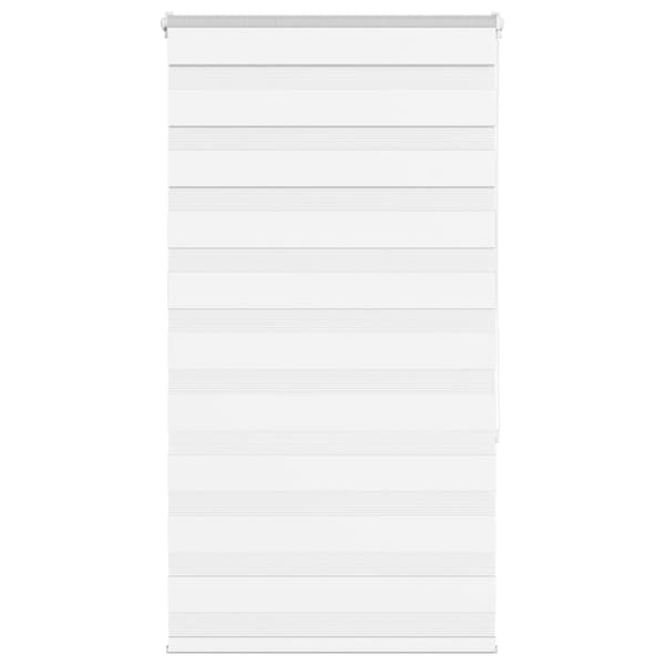 Rullgardin zebra vit 70x150 cm tyg bredd 65,9 cm polyester