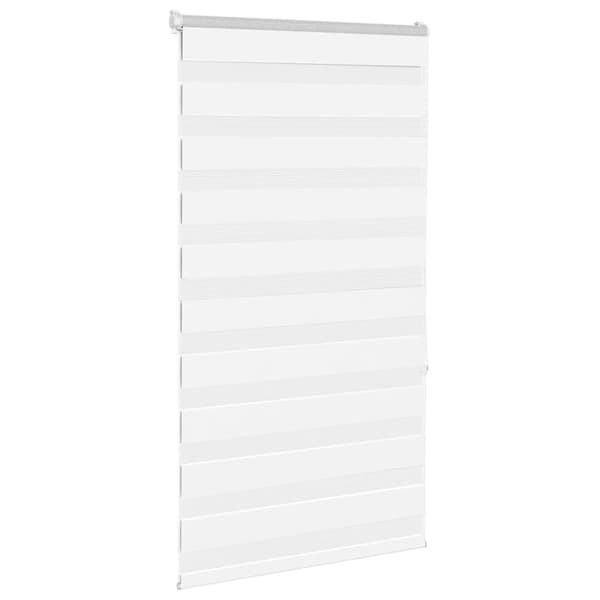 Rullgardin zebra vit 70x150 cm tyg bredd 65,9 cm polyester