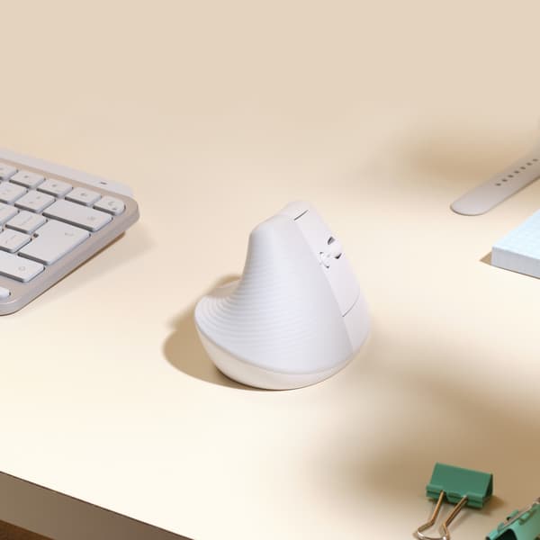 Logitech Lift for Mac datormöss högerhand Trådlös RF + Bluetooth Optisk 4000 DPI