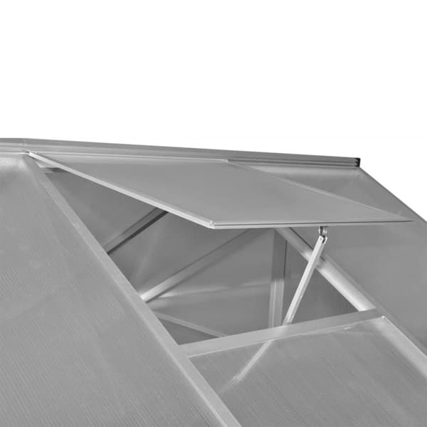 Växthus 3,46 m² förstärkt aluminium