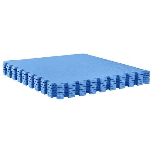 Pool grundmatta 6 pcs Blå 2,16 m² EVA-skum