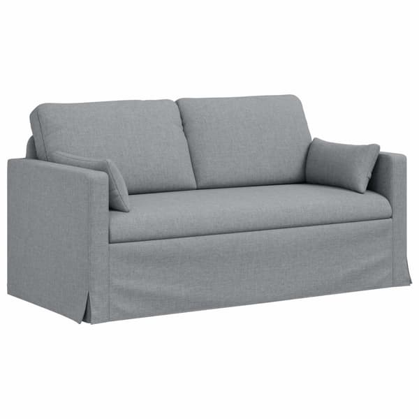 Soffa Ljusgrå 158 x 78 x 80 cm tyg