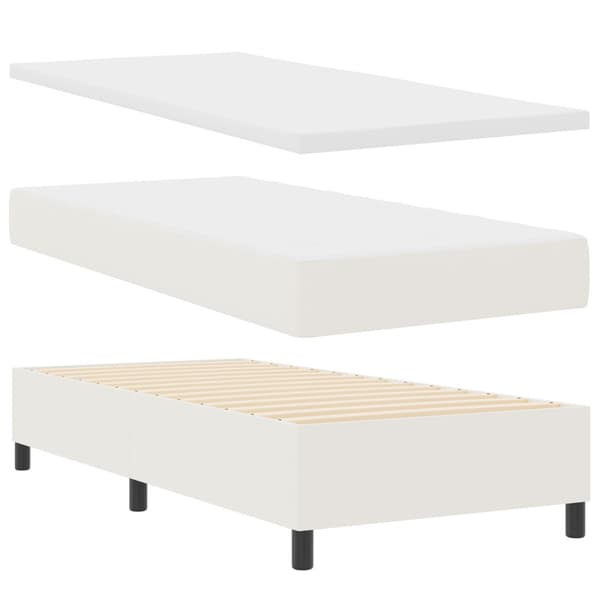 Bäddfjäder Grädde och vit 100 x 200 cm Kordread tyg
