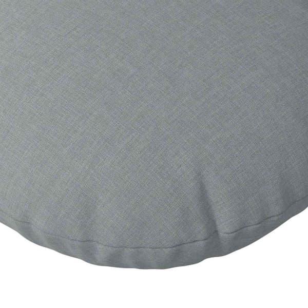 Sittkuddar 2 pcs Ljusgrå Ø30 x 13 cm tyg