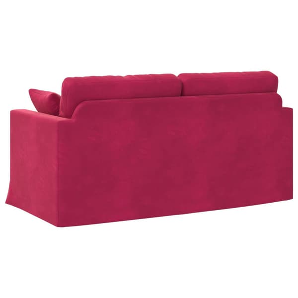 Soffa Vinröd 158 x 78 x 80 cm Sammet