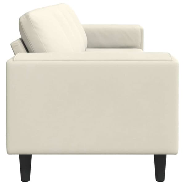 Vardagsrumsoffa Kräm 250 x 77 x 76 cm