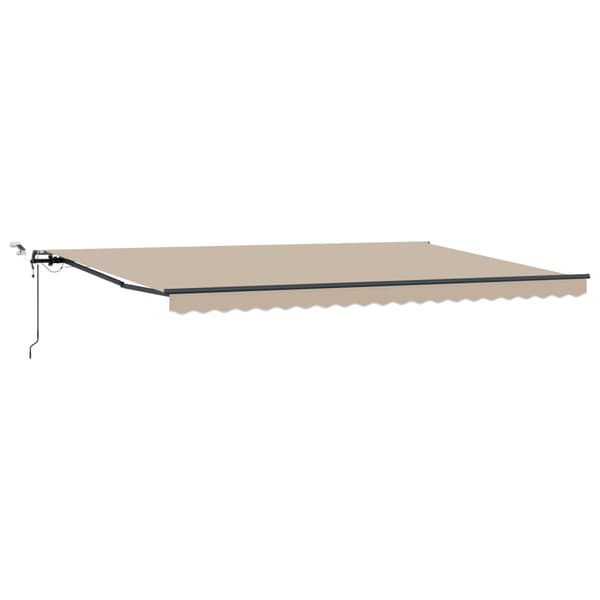 Markis tyg Beige 500 × 350 cm Polyester