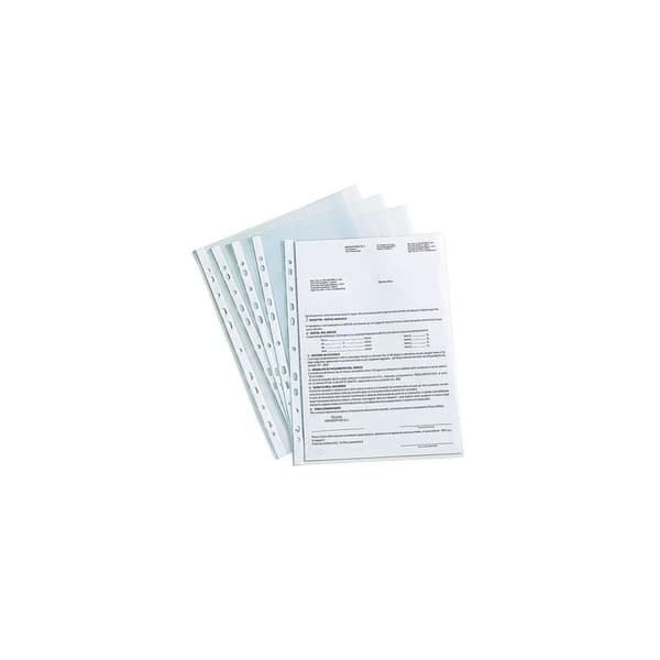 Plastficka A4 0,09 präg 100/fp