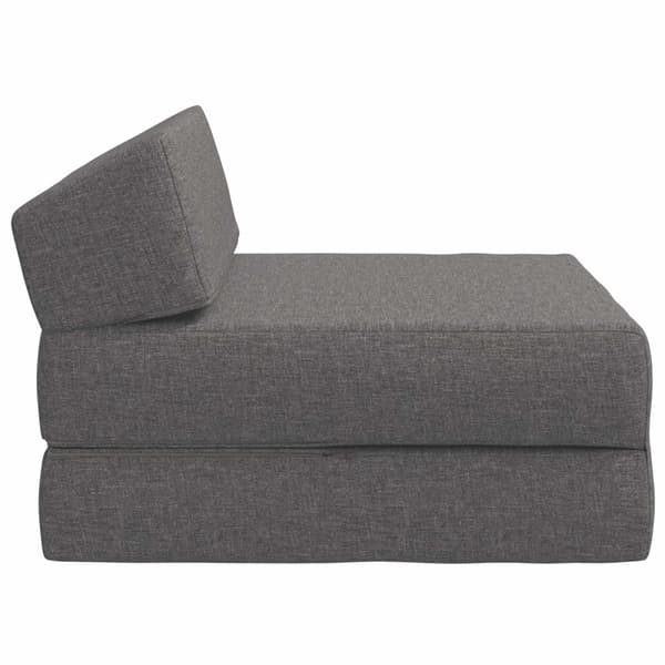 Fällbar Soffbed Ljusgrå 60 x 70 x 41 cm Tyg