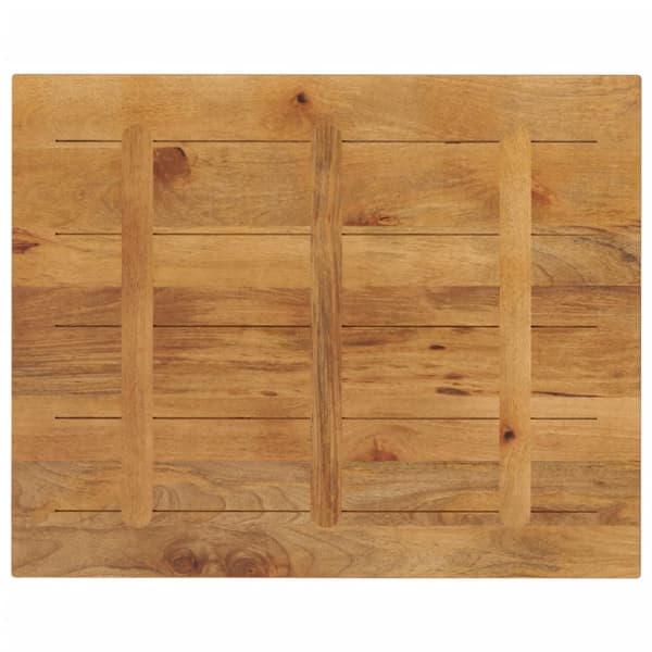 Bordsskiva 90x80x3,8 cm rektangulär massivt mango-trä