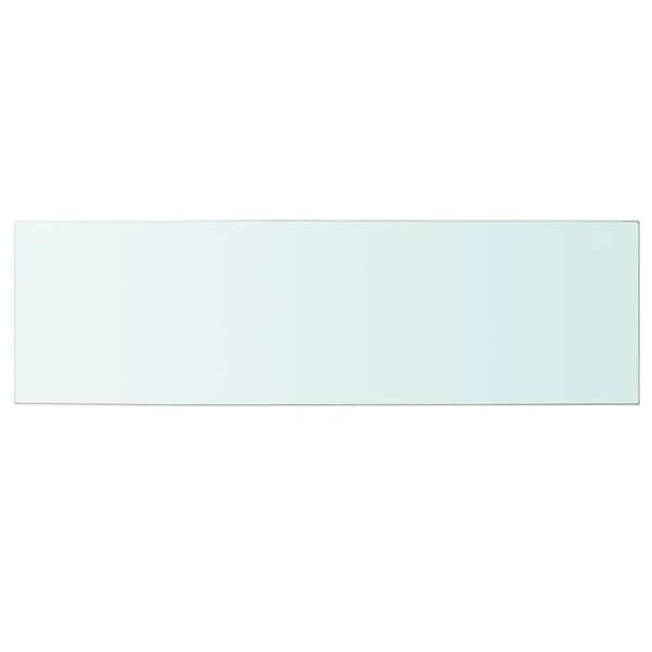 Hyllplan glas genomskinlig 100x30 cm