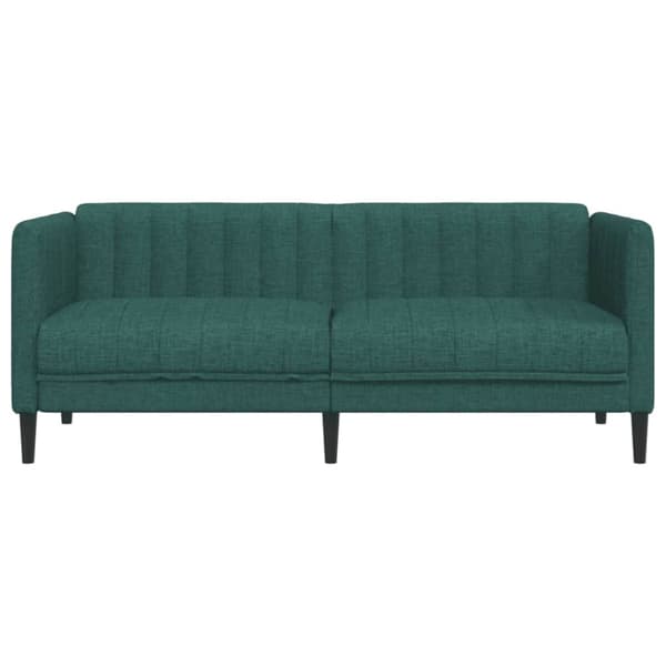 Soffa 2-sits mörkgrön tyg