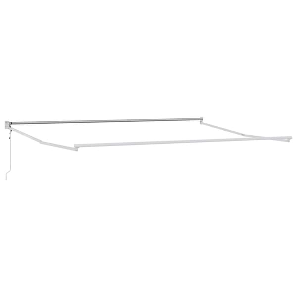 Markis Antracit 4 x 2 m Polyester och metall