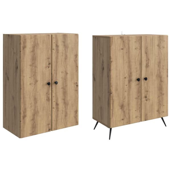 Skåpset 2 pcs Artisan-ek Konstruerat trä
