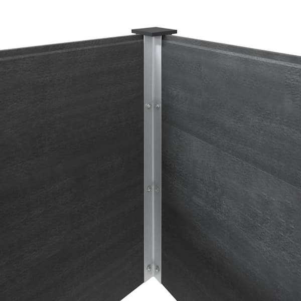 Odlingslåda upphöjd 300x100x91 cm WPC grå