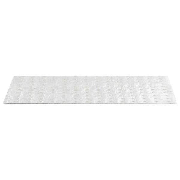 Trappmattor självhäftande 15 st 76x20 cm ljusgrå rektangulära