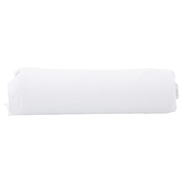 Ogräsduk 1x50 m polyesterfiber vit