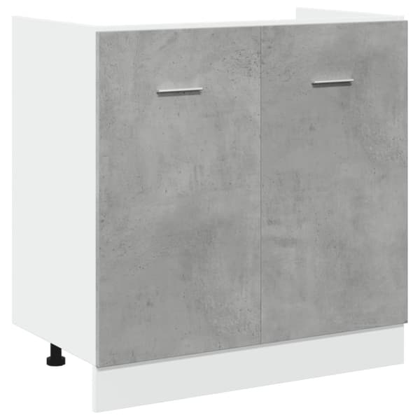 Underskåp för diskho “Lyon” betonggrå 80x46x81,5 cm