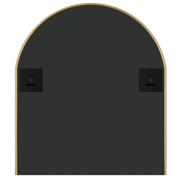 Väggspegel guld 100x45 cm oval