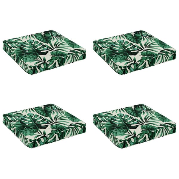 4-delade Sittdynor VUGHT 4 st 100% Polyester Bladmönster