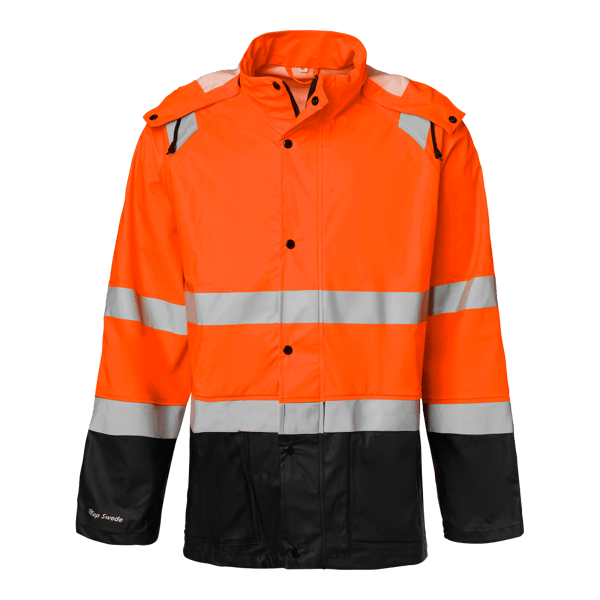 180 Rain Jacket Hi-Vis Fluorescent orange/black Unisex