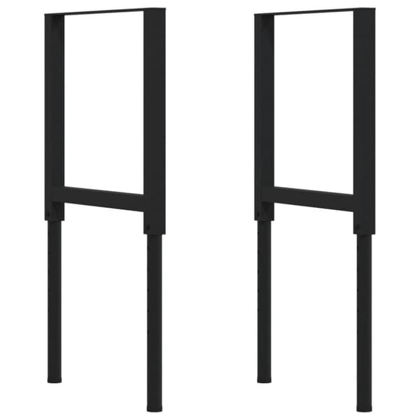 Arbetsbänk 100x60x(71,5-98) cm massiv ek rektangulär