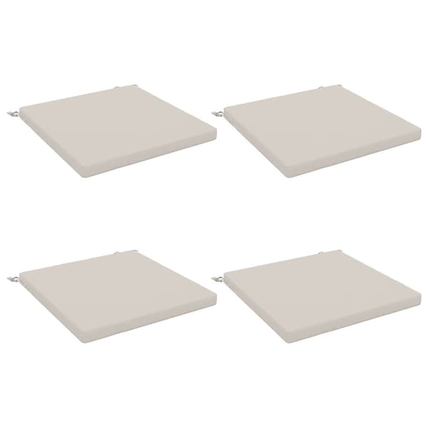 4-delade Sittdynor SOEST 4 st 100% Polyester Vit 60 x 60 x 5 cm
