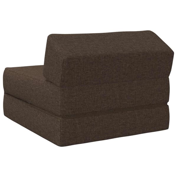 Fällbar Soffbed Taupe 60 x 70 x 41 cm Tyg