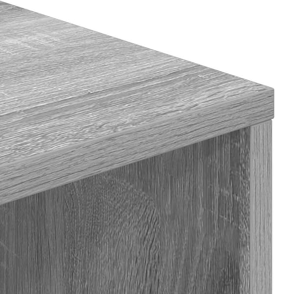 Sideboard med låda Grå Sonoma 73,5 x 24 x 69,5 cm