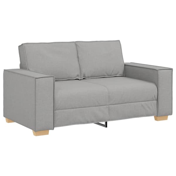 2-sitssoffa molngrå 160x78x84 cm tyg