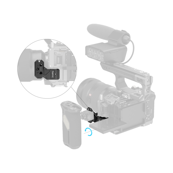 SmallRig 4458 Side Handle Extension Adapter Part with NATO Clamp