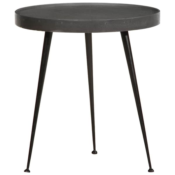 Soffbord 2 delar svart konstruerat trä