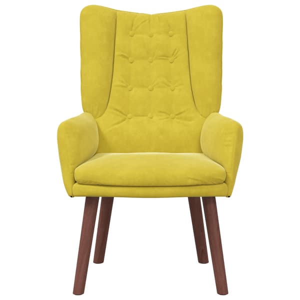 fåtölj Gul 63 x 67 x 94 cm Sammet