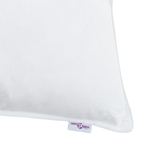 Täckeset med kudde 3 pcs Vit Dunfjäder