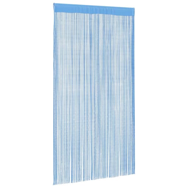 Stränggardiner 2 st ljusblå 100x250 cm
