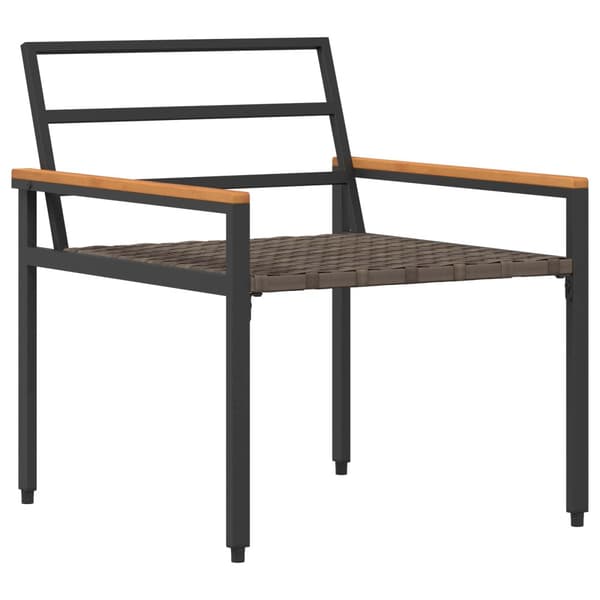Utemöbelset 4 pcs Gräddvit konstrotting