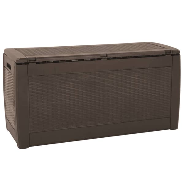Dynbox brun 119x48x60 cm polypropen