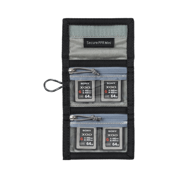 Think Tank Secure Pocket Rocket Mini (Wallet with Strap: holds 4 CF/CFe or 6 SD/microSD) Slate Black
