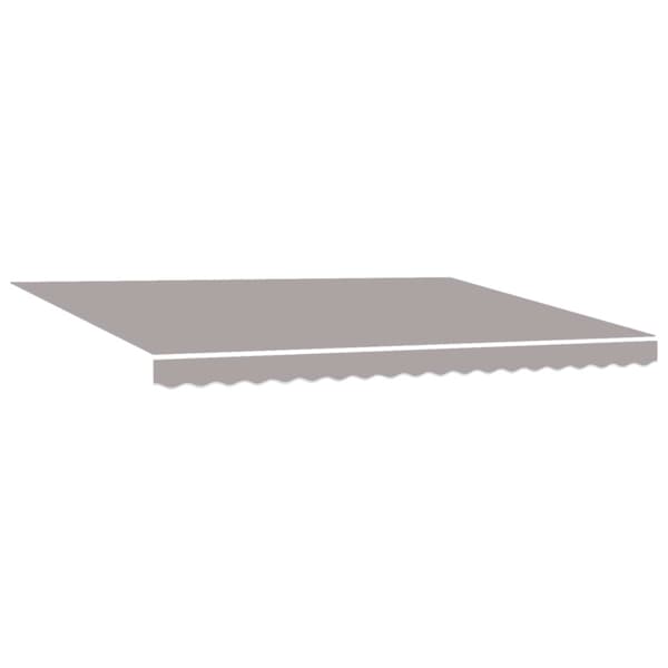 Elektrisk Retraktabel Markis Ljusgrå 5 x 3 m