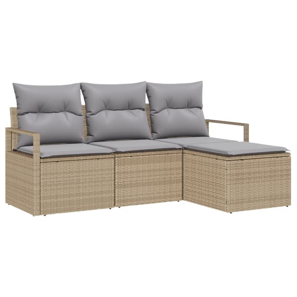 Soffset 4 pcs Beige konstrotting