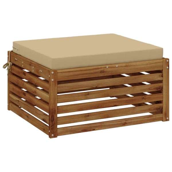 1-delad Sittdyna SOEST 100% Polyester Beige 70 x 70 x 7 cm