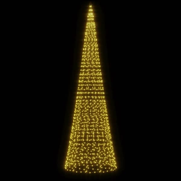 LED julgran 1534 LEDs varmvit 500 cm