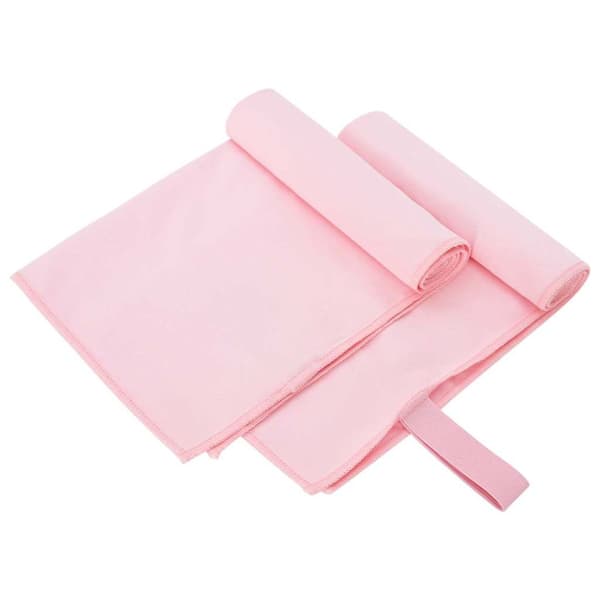 Sporthanddukar 2 pcs Rosa 50 x 30 cm Polyester och polyamid